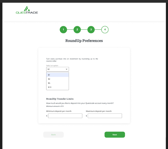 This page enables users to select their preferences and personalize their experience. Copy is clear, direct, and simple and provides adequate information where required.